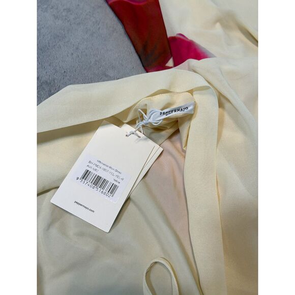 Peppermayo Affirmation Maxi Dress Yellow NWT Size 2 - Picture 6 of 11